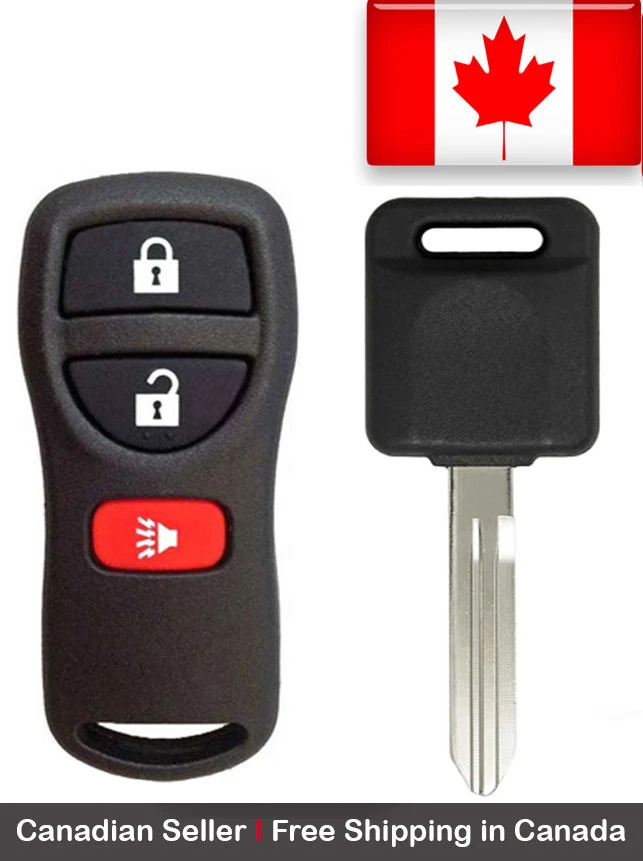 1x Nuevo Mando a distancia sin llave de repuesto con llave de encendido para Nissan ID 46 Chip N104T Foto 1 de 1