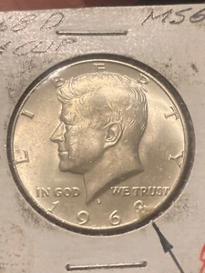 1968 Silver Kennedy Half Dollar CLIPPED PLANCHET ERROR !!! - Picture 1 of 4