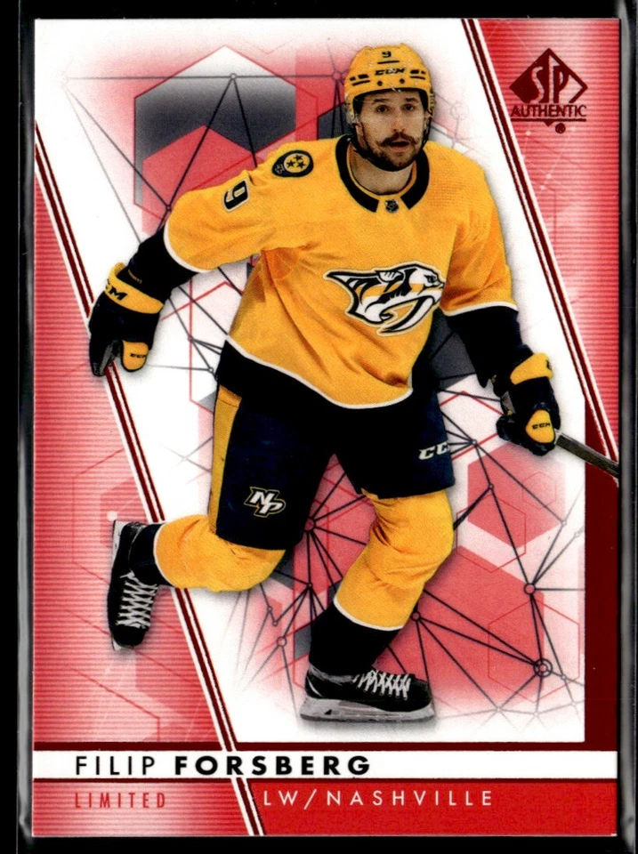 2022-23 SP Authentic Limited Red Filip Forsberg #80 - Image 1 of 2