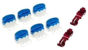 6 Cable connectors + 2 terminals F mcculloch Rob R600 R1000 - Original 3m Scotch - Foto 1 di 5