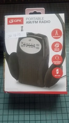 GPX R116B Portable AM/FM Radio - Image 1 of 3
