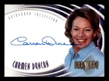 2004 Farscape: Through The Wormhole Carmen Duncan Authentic Autograph Card A35