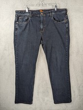 Tommy Bahama Jeans Men's 42x32 (41x31.5) Blue Dark Wash Stretch City Casual