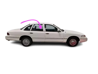 Se adapta a: Ford Crown Victoria 1992-1994 lado del pasajero puerta trasera derecha ventana vidrio Foto 1 de 4