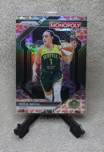 NIKA MUHL 2024 WNBA Prizm Monopoly RED DICE PRIZMS SSP Rookie Card SEATTLE - Picture 1 of 3