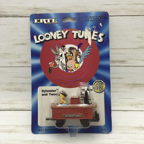 1989 ERTL LOONEY TUNES SYLVESTER AND TWEETY  IN CABOOSE #2712 Cover