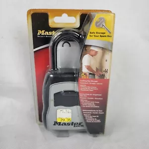 Master Lock tragbares Sicherheitsschloss Box fasst 5 Schlüssel silber schwarz 5400D Makler - Bild 1 von 3