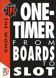 1994 EA Sports Hockey Card #88 Designer Tip/The Wong/One-Timer From/Boards To