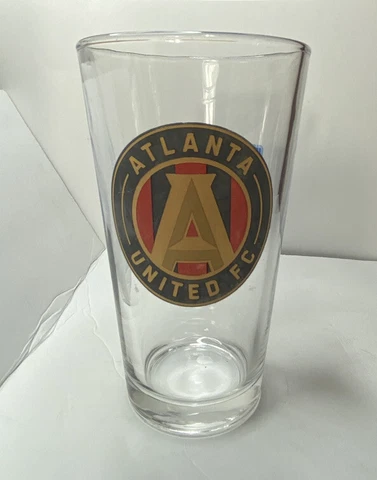 Bud Light Atlanta United FC soccer beer glass Preowned Used See Pics Condition Cover