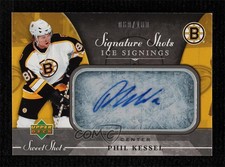 2006-07 Sweet Shot Signature Shots Ice Signings /100 Phil Kessel Rookie Auto RC