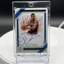 2020-21 National Treasures Peerless Signatures Emerald /5 Joe Dumars Auto HOF