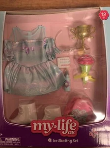 My Life As Ice Skating  Accessories Play Set 10 Pc Fits American Girl    New - Picture 1 of 2