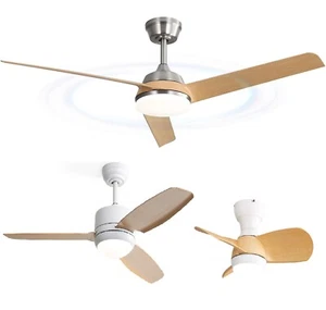 Ventilatore da Soffitto con Illuminazione e Telecomando Dimmerabile Timer Regolabile - Foto 1 di 32