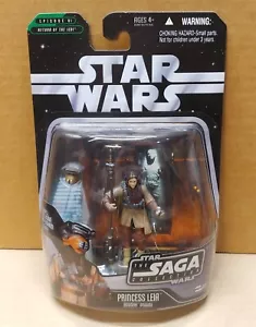 Star Wars 001 Leia Boushh Textured Card Variant Luke Jedi Holo Saga Collection - Bild 1 von 10
