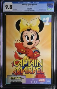 AMAZING SPIDER-MAN #29 - Perissinotto variant cover "Disney 100" - gradato 9.8 - Foto 1 di 2