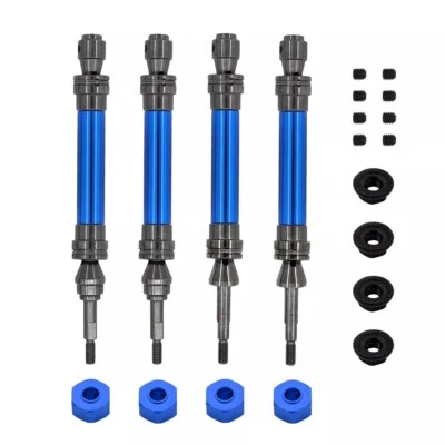 4P Metal Front Rear Drive Shaft CVD for 1/10 Traxxas Slash Rustler VXL 4X4 - Image 1 of 2