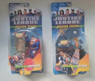 ¡NUEVAS FIGURAS DE ACCIÓN DC JUSTICE LEAGUE MISSION VISION SUPERMAN Y BATMAN! B44 Foto 1 de 2