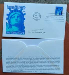 STATUE OF LIBERTY 2000 BOOKLET COIL PNC#1111 ARTMASTER CACHET FDC - Picture 1 of 1