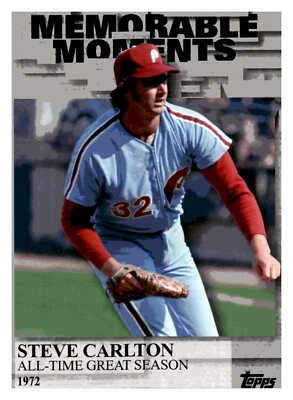 2017 Topps Memorable Moments Steve Carlton  MM-4 - Image 1 of 2