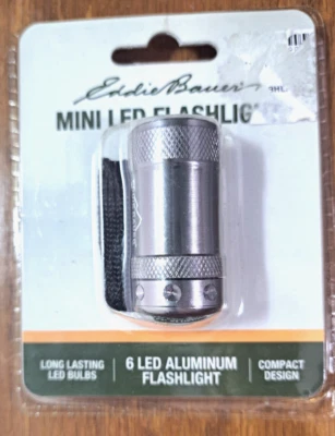Set of Two Eddie Bauer Mini LED Flashlights New Old Stock May Need New Batteries - Image 1 of 4