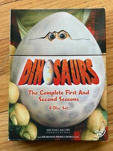 *NEAR MINT* DINOSAURS COMPLETE 1ST AND 2ND SEASONS  (4-DISC DVD BOX SET, 2006) - Picture 1 of 3