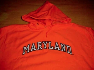 NWT Maryland Stitched Orange Hoodie Sweatshirt Boys Girls 10/12   MLB Orioles - Picture 1 of 4