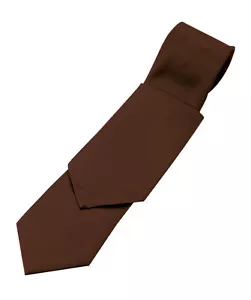 Menge 50 Herren Schokolade Satin Krawatte und Einstecktuch Sets - Bild 1 von 1