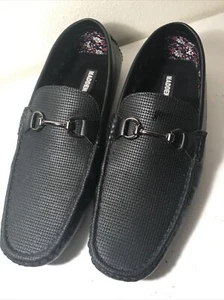 Steve Madden Halbschuhe Herren 13 Leder Fahrschuh Mokassins schwarz Slipper - Bild 1 von 8