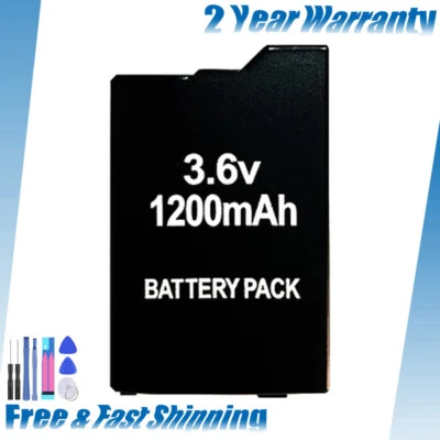 1PCS 1200mAh PSP-S110 Battery Pack for Sony PSP-2000 PSP-3000 Lite Slim Console - image 1 of 4
