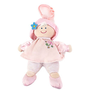 Kids Preferred My First Baby Doll Plush Pink Lovey Soother Infant Toy Sound Work