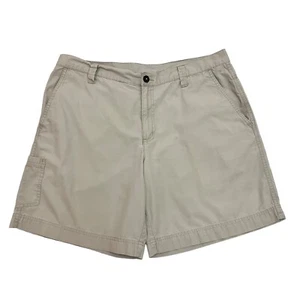 Columbia 5 Pocket Shorts Beige Mens 38W 8L Cotton Walking Hiking - Picture 1 of 10