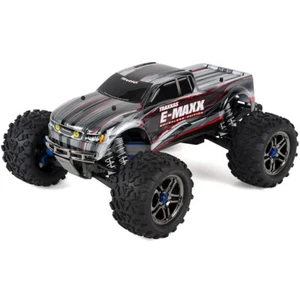 TRAXXAS E-Maxx Brushless Monster Truck w/TQi 2.4GHz [39085-SILVER] No Batteries - Picture 1 of 2