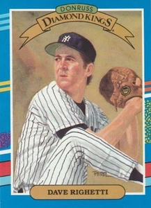 1991 Donruss DK's Dave Righetti #21 YANKEES - Picture 1 of 2