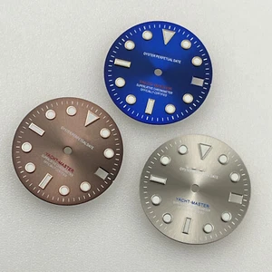 Esfera para movimiento NH35/NH36 multicolor 28,5 mm verde luminoso esfera de reloj - Imagen 1 de 26
