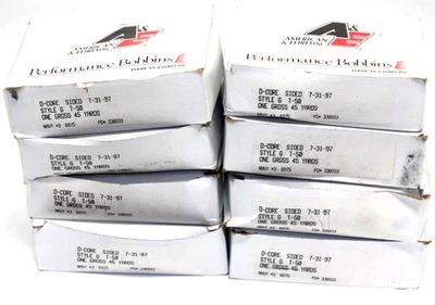 Thread Bobbins D-Core Sided Style G T-50, 45 Yards Navy #3 6979, 8 Gross - Image 1 of 4