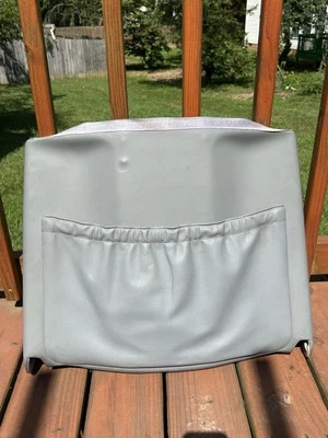 Mercedes-Benz W126 89-91 300se/sel,420sel,560sel Drivers Seat Back Cover Gray - Image 1 of 4