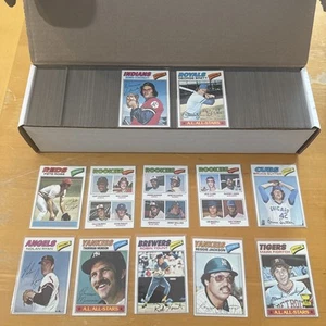 Juego completo de béisbol Topps 1977 (660) IMPRESIONANTE CONJUNTO CASI NUEVO COMO NUEVO/TODAS LAS MANGAS/¡GUAU! - Imagen 1 de 14