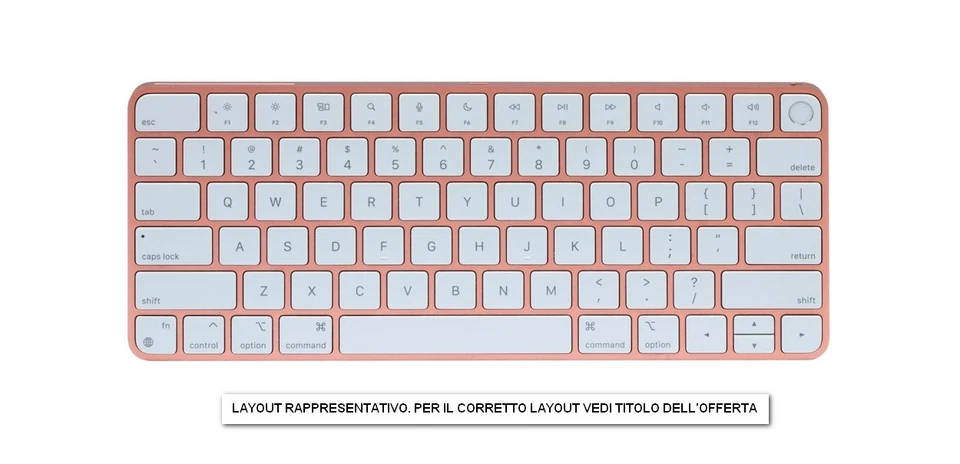 Apple Magic Keyboard (2021) Touch ID Qwerty IT Orange A++ - Immagine 1 di 1