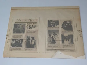 Unwordly Affairs Movie Photo Quiz Marketing Board Layout The Mummy Superman - Picture 1 of 4