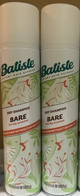 2 CANS Batiste Clean Light Bare Dry Shampoo SPRAY 3.81 oz EACH Keratin SEALED - Image 1 of 2