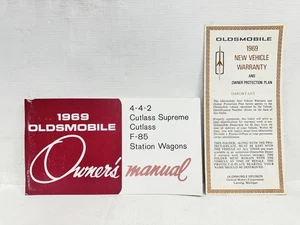 1969 Oldsmobile 4-4-2 F-85 Cutlass Original Owners Manual Package - 2 Piece Set - Picture 1 of 4