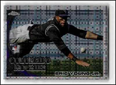 2010 Topps Chrome Eric Young Jr. X-Fractors Rookie #171 - Image 1 of 2