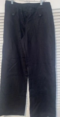 Pantalones de lino Charter Club para mujer de pierna recta - talla 10 Foto 1 de 4