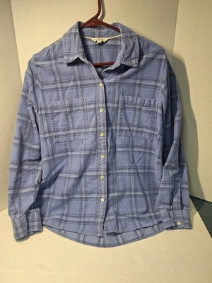 Lucky Brand Corduroy Button Up Shirt, Womans Size L, Plaid,  Long Sleeve, ... - Image 1 of 4