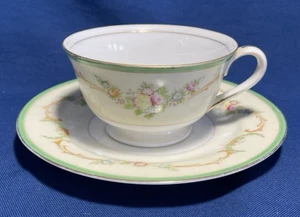 Teacup & Saucer HIRA China HIR1 Footed Cup & Saucer set - VGUC - Picture 1 of 8