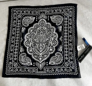 Neu mit Etikett Fraas Schal blau Baumwolle Bandana ITALIEN 22"x23" 25,95 € - Bild 1 von 6