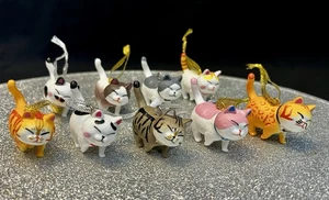 NEW Super Fun Cat Set Christmas Halloween Tree Decorations Movie TV Animal Pet - Picture 1 of 5