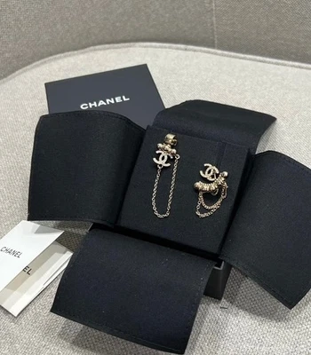 Pre-Owned Chanel 22C Earrings Ear Ring Earring Accessory Fashion Jewellery - Bild 1 von 4