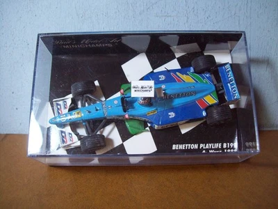 1/43 MINICHAMPS 430 990010 BENETTON PLAYLIFE B199 1999 ALEX WURZ - Image 1 of 4