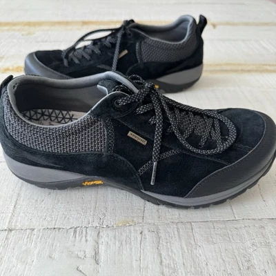 Dansko Paisley Waterproof Sneakers EU size 41 Black Suede Vibram Soles US 10.5 - Image 1 of 4